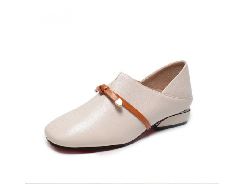 Soft Leather Loafers Flats Retro Korean Style All-match Concise Casual Comfortable Women's Shoes Fashion Spring Autumn Soft Leather Loafers Flats Retro Korean Style All-match Concise Casual Comfortable Women's Shoes Fashion Spring Autumn