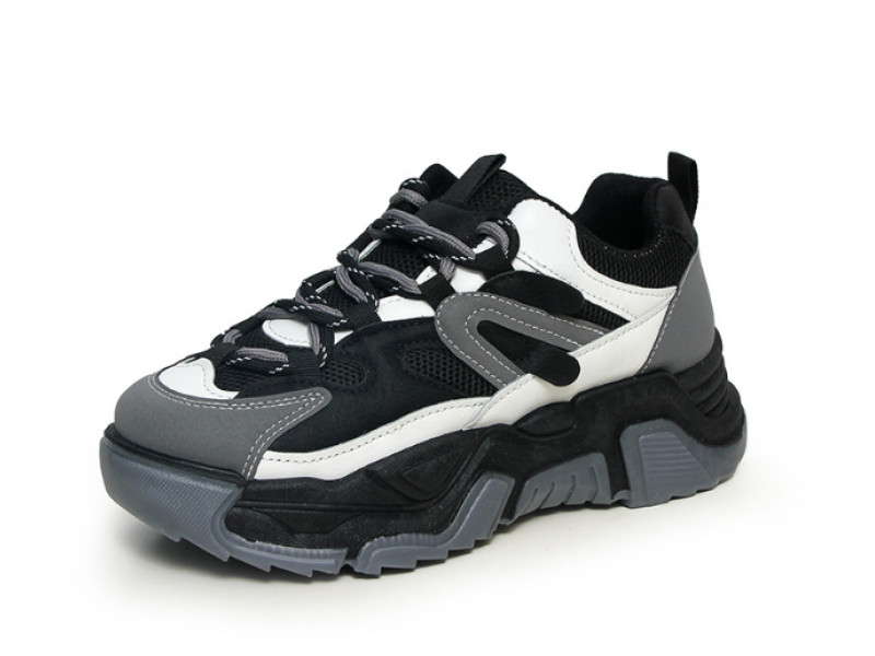 All-match Platform Sneakers Mixed Colors Korean Style Casual Sports Running Women's Vulcanize Shoes Spring Autumn All-match Platform Sneakers Mixed Colors Korean Style Casual Sports Running Women's Vulcanize Shoes Spring Autumn