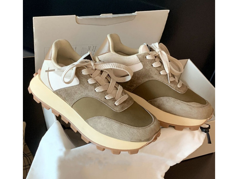 Platform Casual Sports Comfortable Breathable Wear-resis tant Sneakers Women 2023 New Fashion Color Retro Matching Women's Shoes