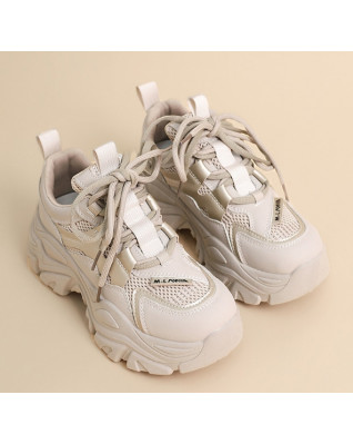 Women's Platform Sneakers All-match Casual Comfortable Mesh Breathable Running Sports Shoes for Women Fashion Spring Autumn